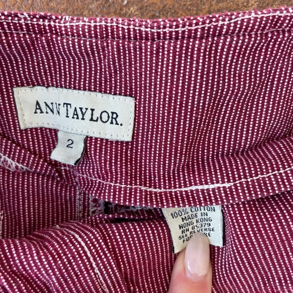 Vintage Ann Taylor mini skirt with metal hook - Picture 5 of 7